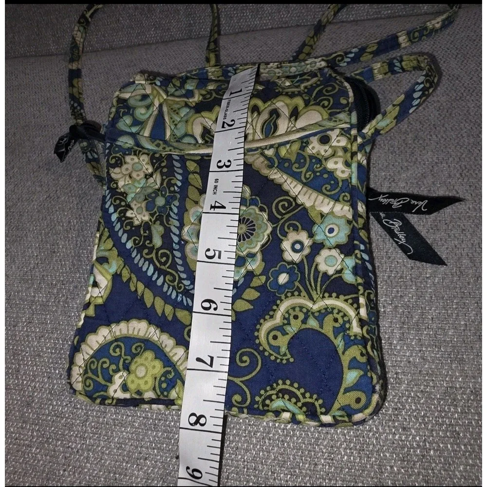 Vera Bradley Mini Hipster Rhythm & Blues Crossbody Bag Retired Design